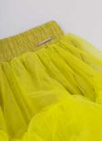 Saia Short com Tule Babado Frufru