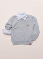 Blusa Tricot Canguru For Boys