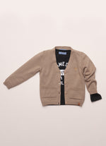 Cardigan Tricot Bolsos For Boys
