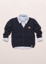 Cardigan Tricot Bolsos For Boys