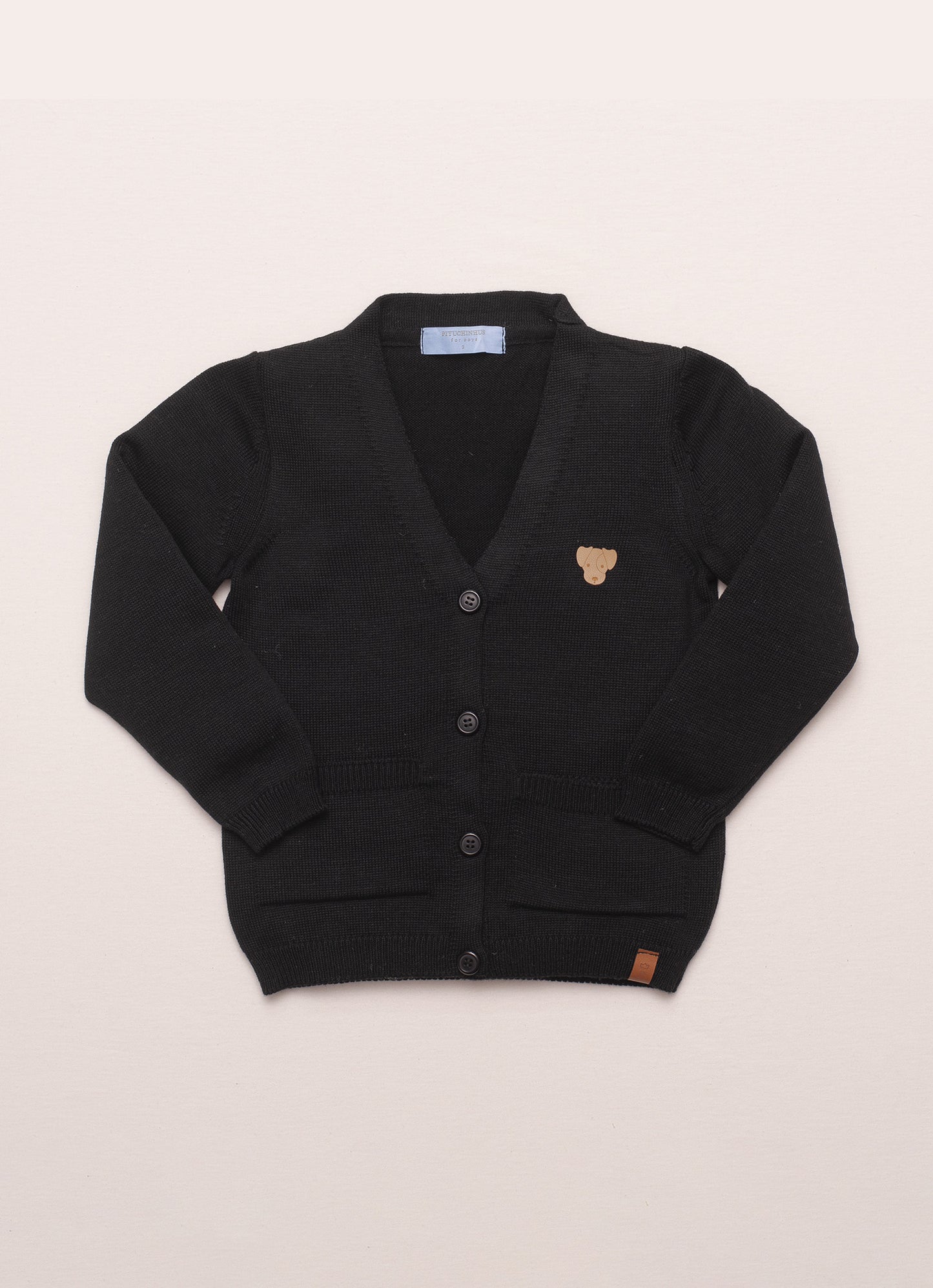 Cardigan Tricot Bolsos For Boys