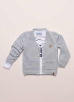 Cardigan Tricot Bolsos For Boys