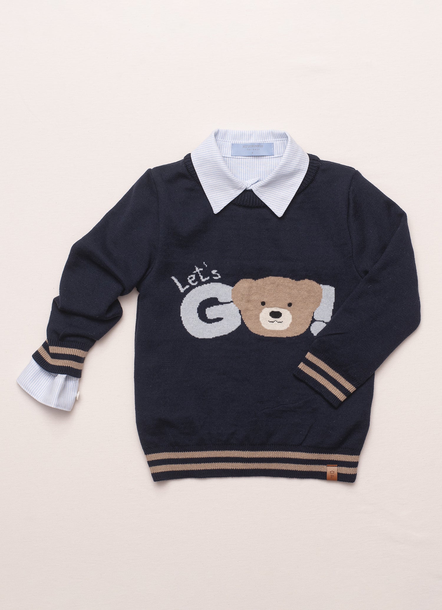 Blusa Tricot Lets Go For Boys