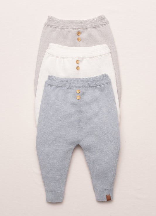 Calça Tricot Botões For Boys