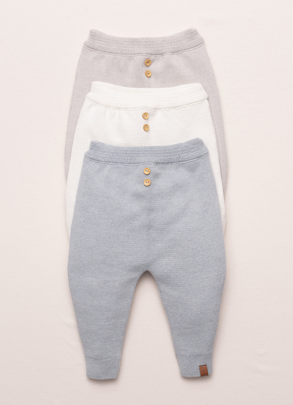 Calça Tricot Botões For Boys