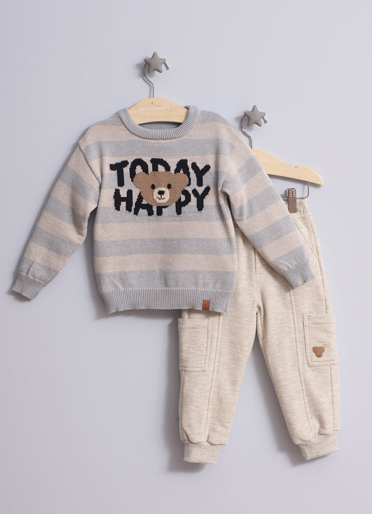 Blusa Tricot Today Happy For Boys