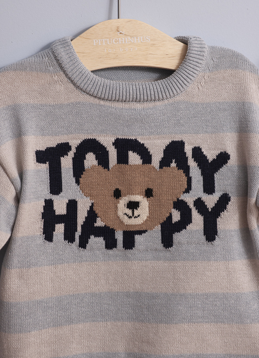 Blusa Tricot Today Happy For Boys