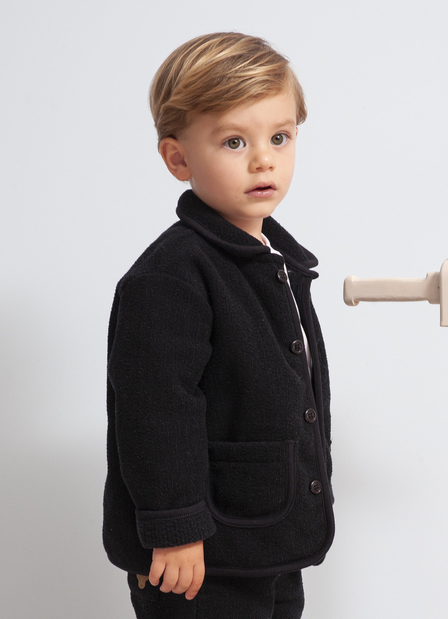 Casaco Tweed Bolsos For Boys