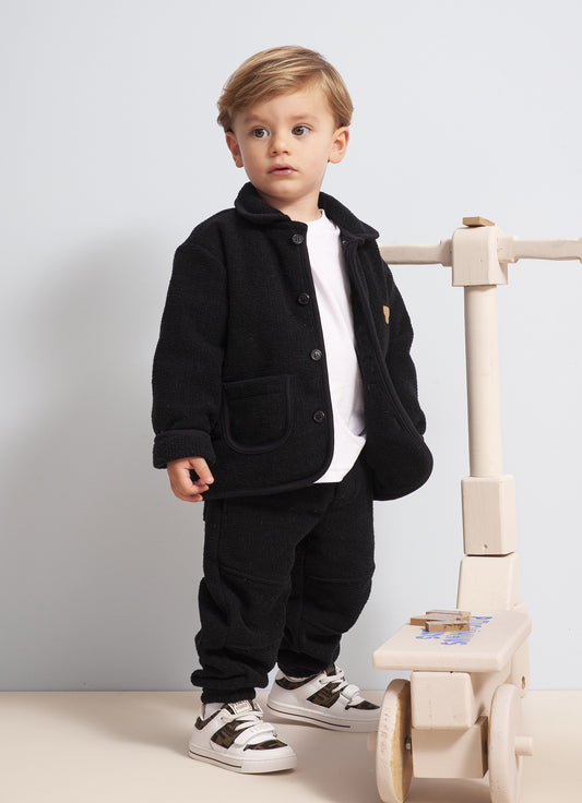 Casaco Tweed Bolsos For Boys