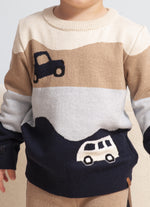 Blusa Tricot Carrinhos For Boys