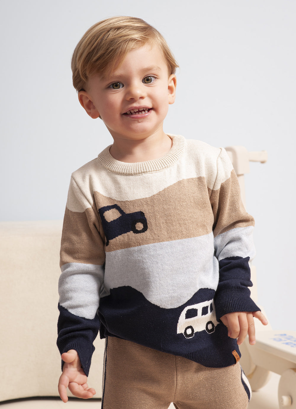 Blusa Tricot Carrinhos For Boys