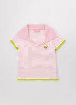 Blusa Tricot Ponto Piquet Gola Polo