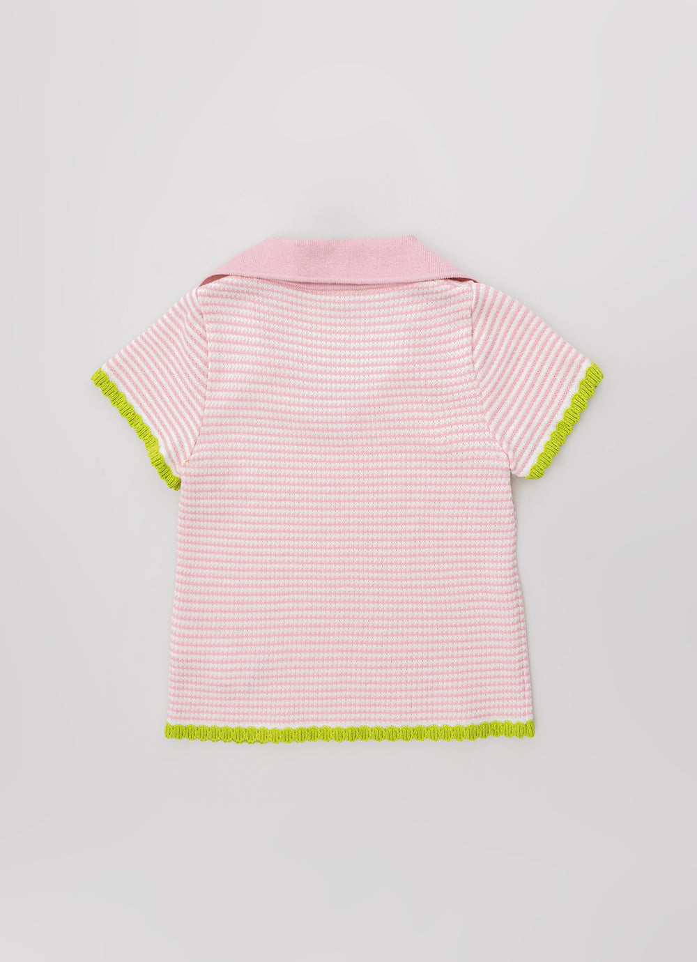 Blusa Tricot Ponto Piquet Gola Polo