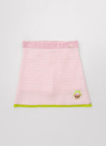 Saia Short Tricot Ponto Piquet Listrada Patche