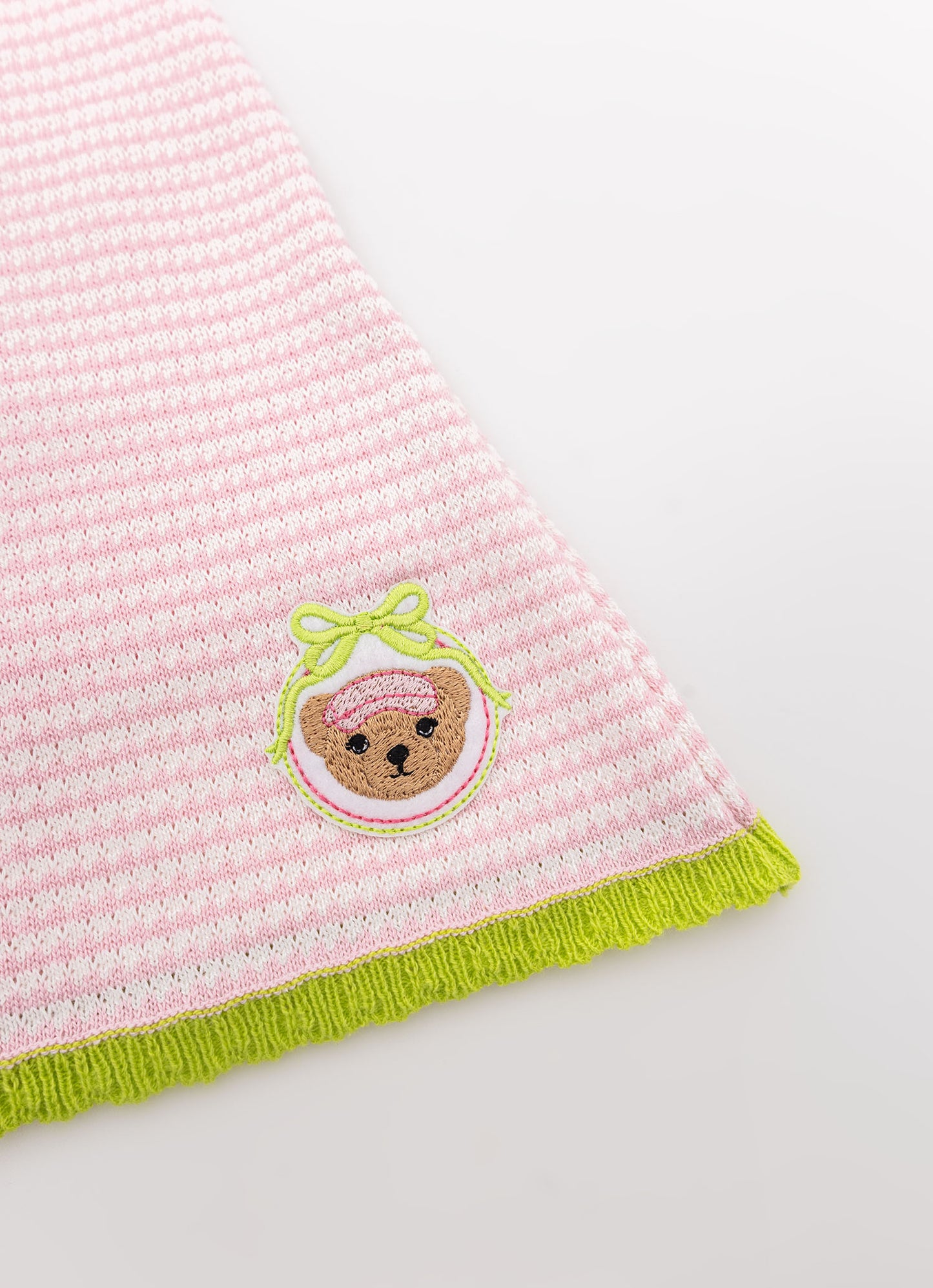 Saia Short Tricot Ponto Piquet Listrada Patche