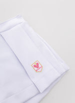 Saia Short Malha Piquet Pregas Patche