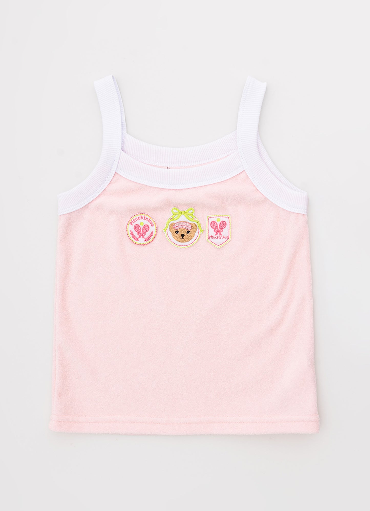 Blusa Alça Atoalhado Patches