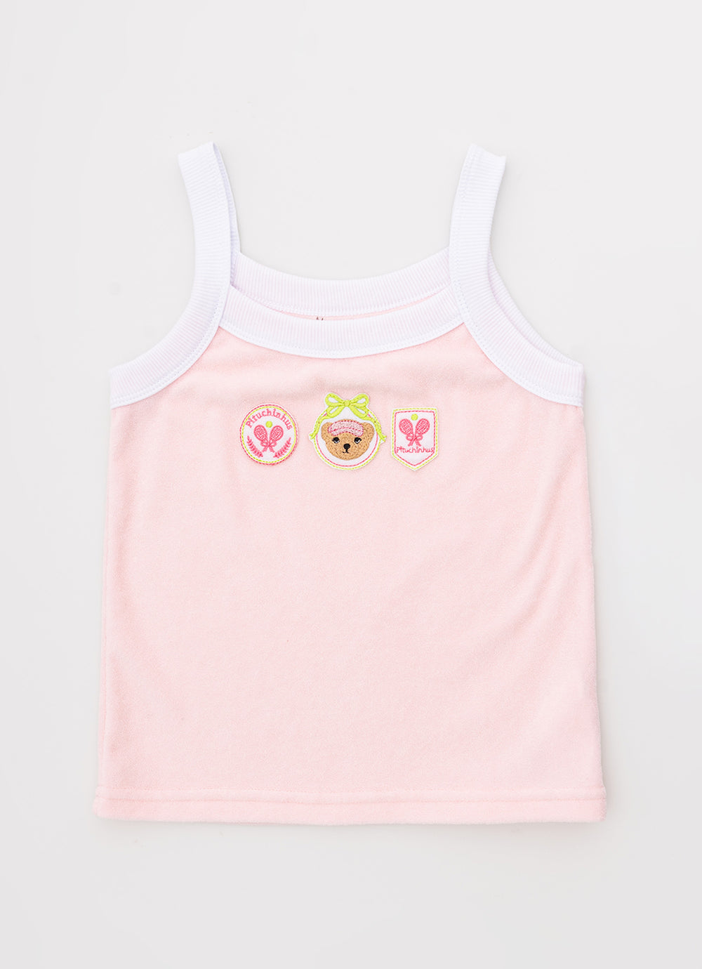 Blusa Alça Atoalhado Patches