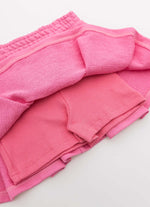 Saia Short Moletom Pregas