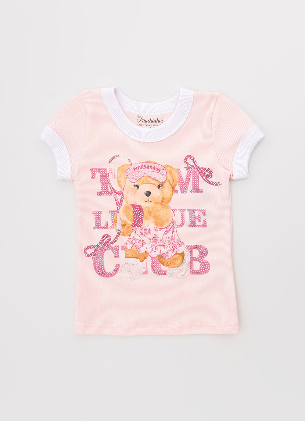 Blusa Ribana Ursinha Acabamentos Color