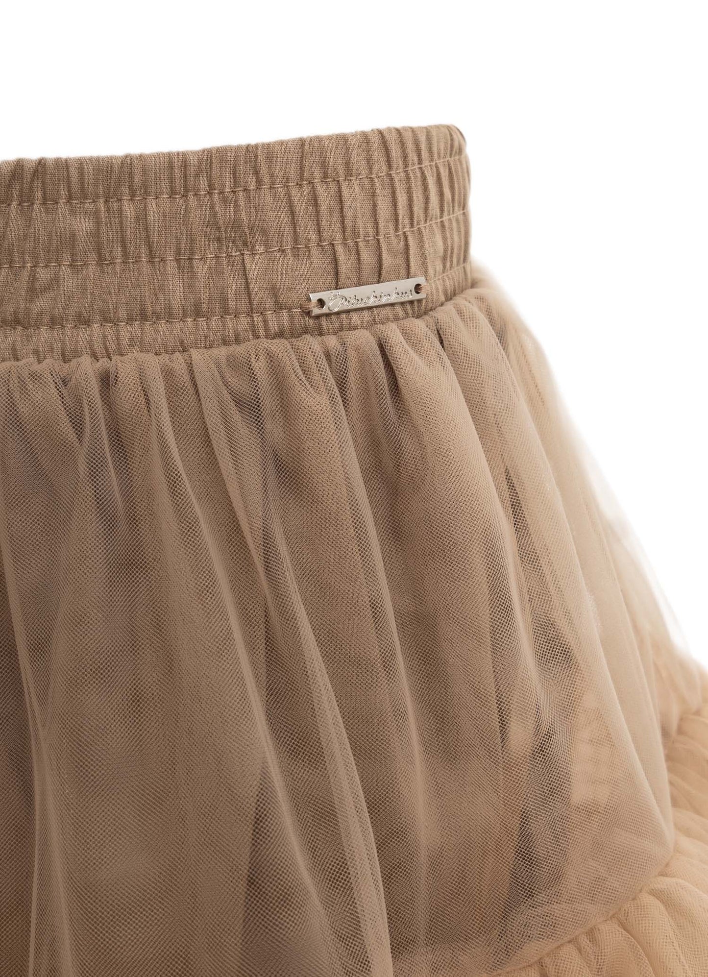 Conjunto Festa Blusa Ribana e Saia Short Tule