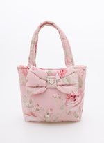 Bolsa Algodão Estampado Laço