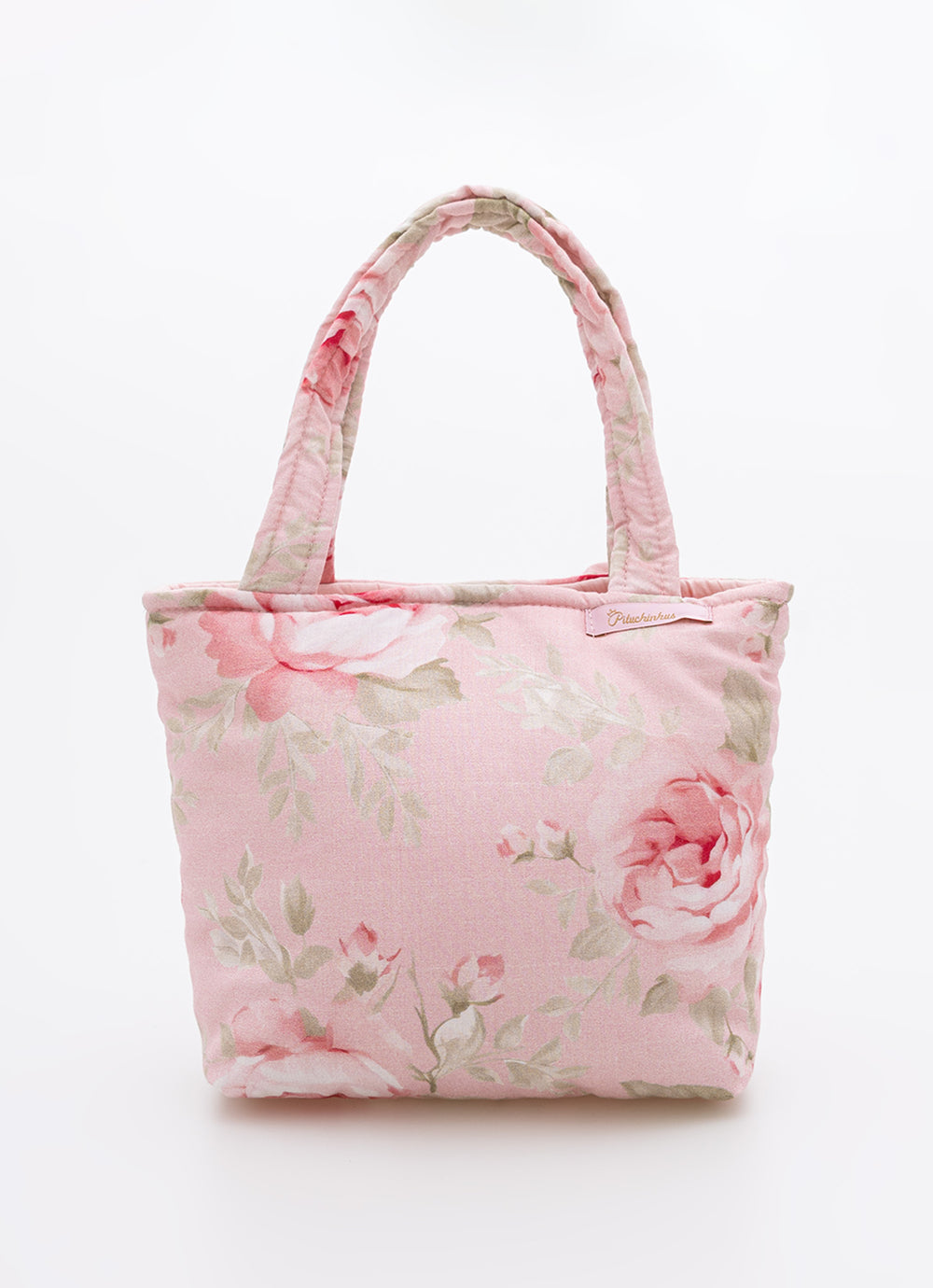 Bolsa Algodão Estampado Laço