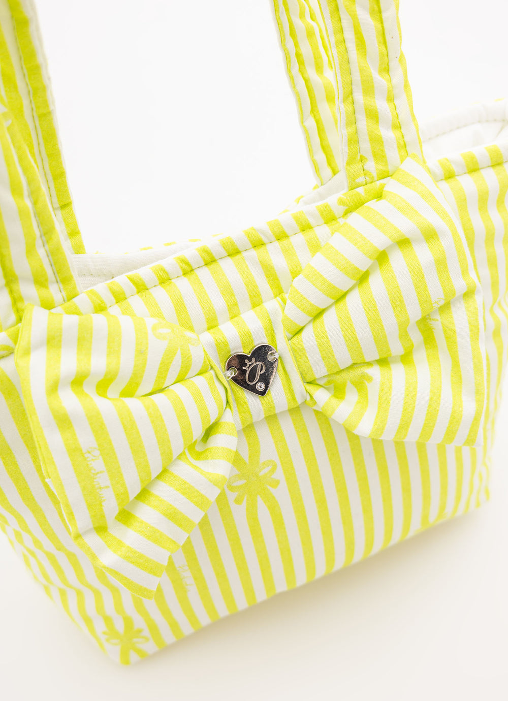 Bolsa de Algodão Estampado Laço