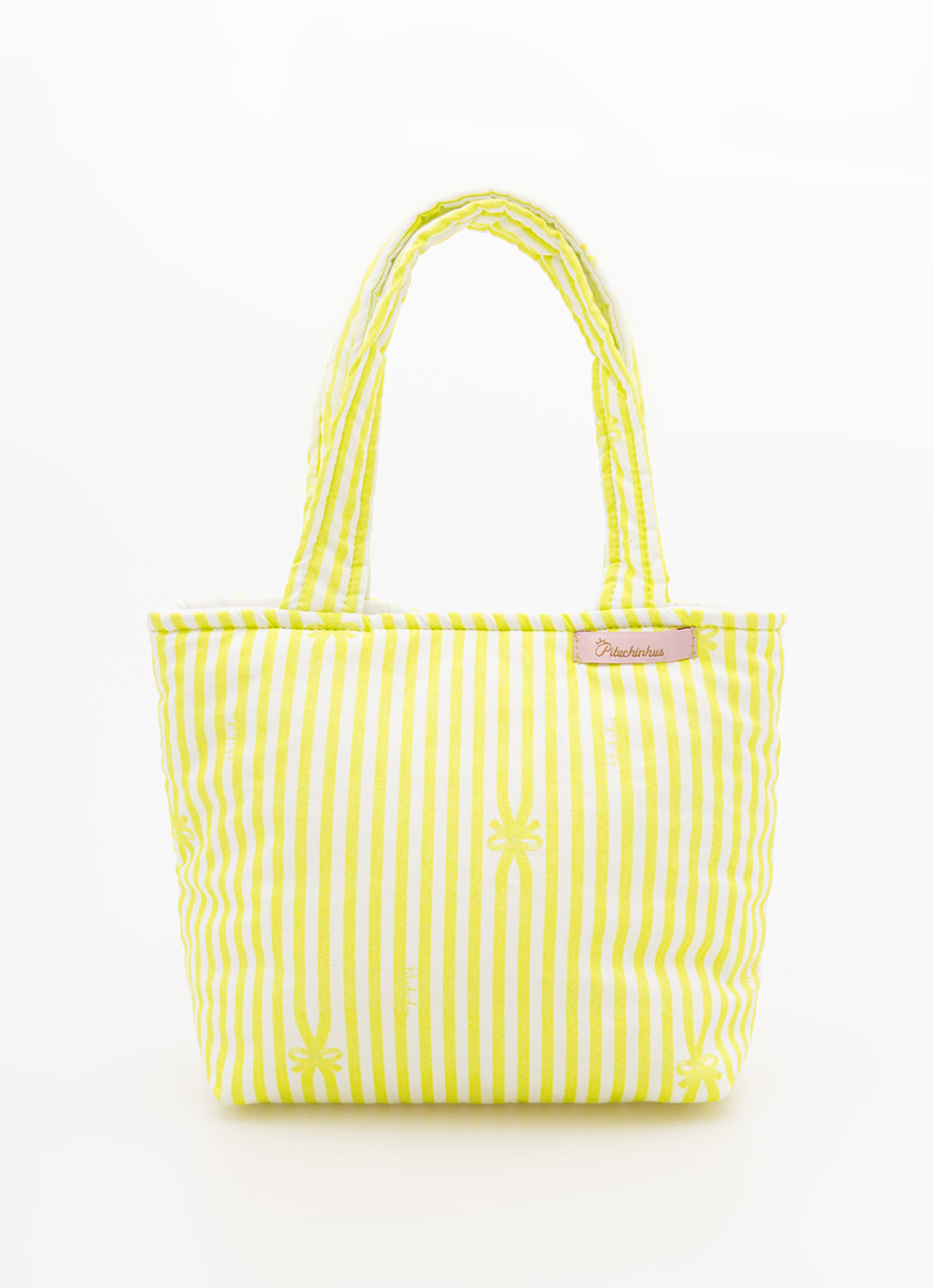 Bolsa de Algodão Estampado Laço