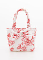 Bolsa de Algodão Estampado Laço