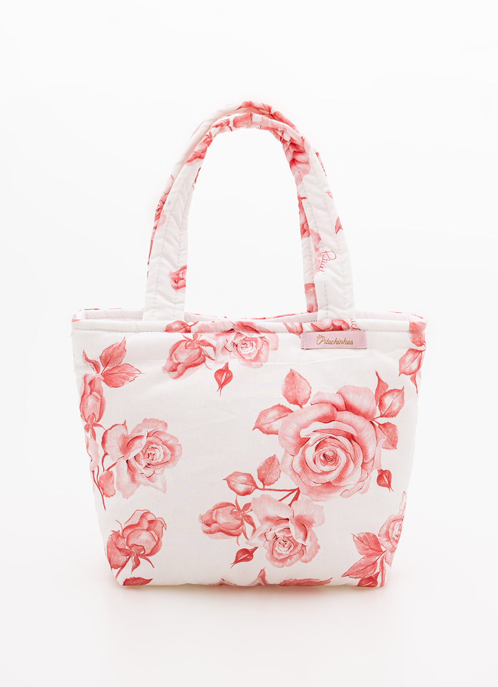 Bolsa de Algodão Estampado Laço