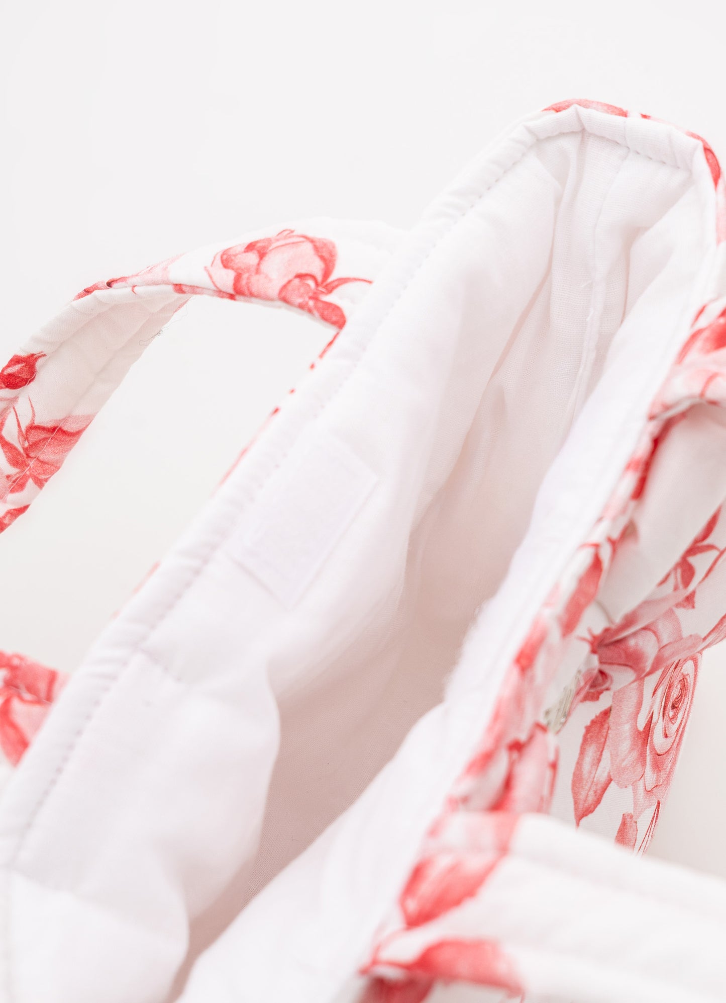 Bolsa de Algodão Estampado Laço