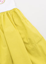 Vestido Ribana Patches Tennis Saia Tricoline