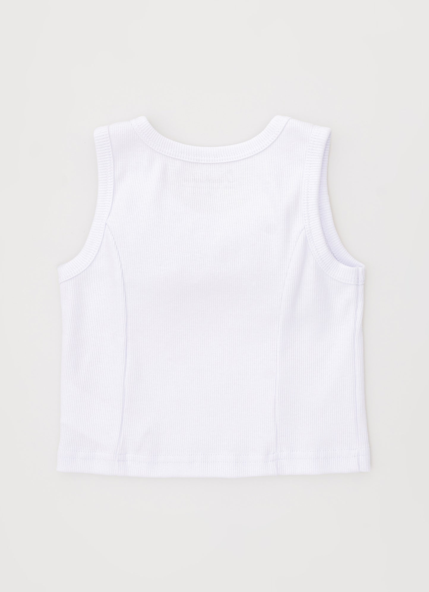 Regata Cropped Maxi Laço Puffer Listrado