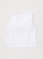 Regata Cropped Maxi Laço Puffer Listrado