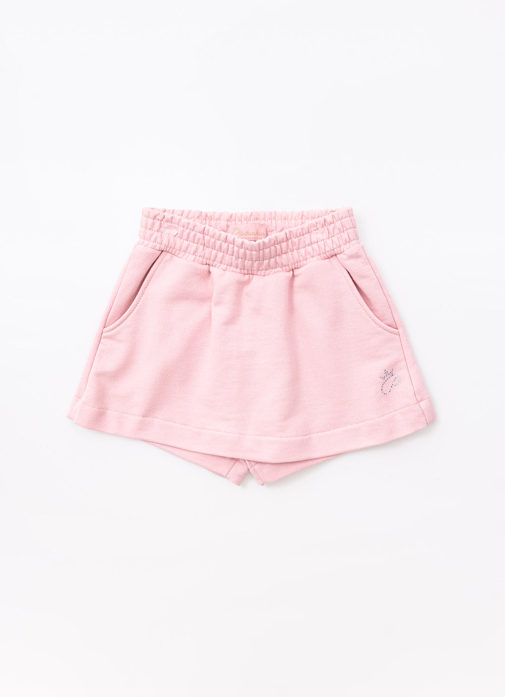 Saia Short Moletom P Cristal