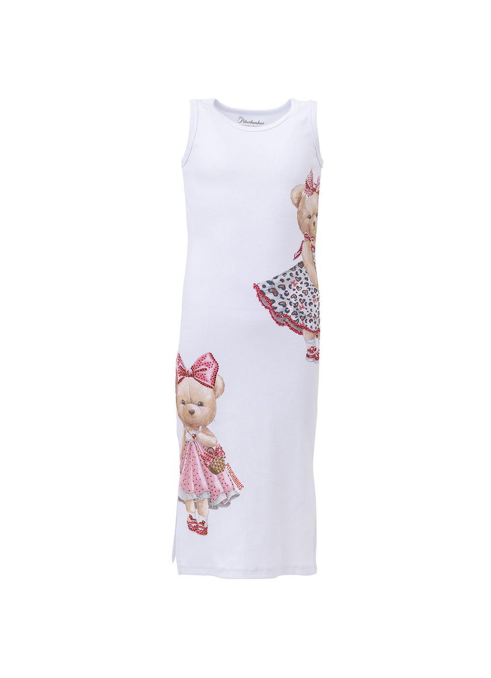 Vestido Midi Rib Ursas Cristal Resort