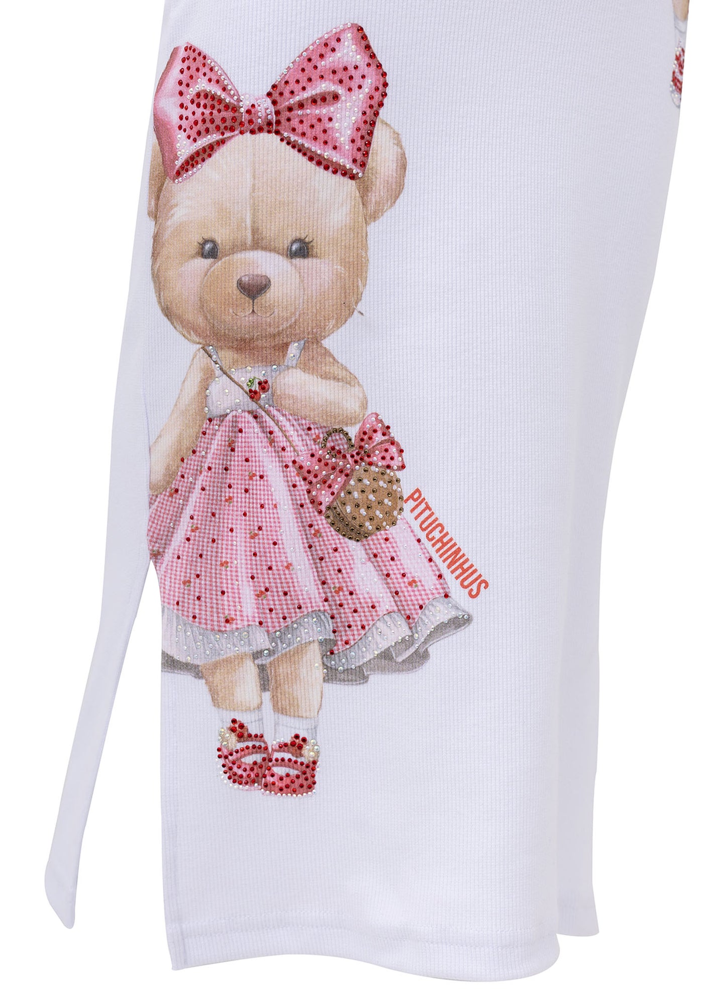 Vestido Midi Rib Ursas Cristal Resort