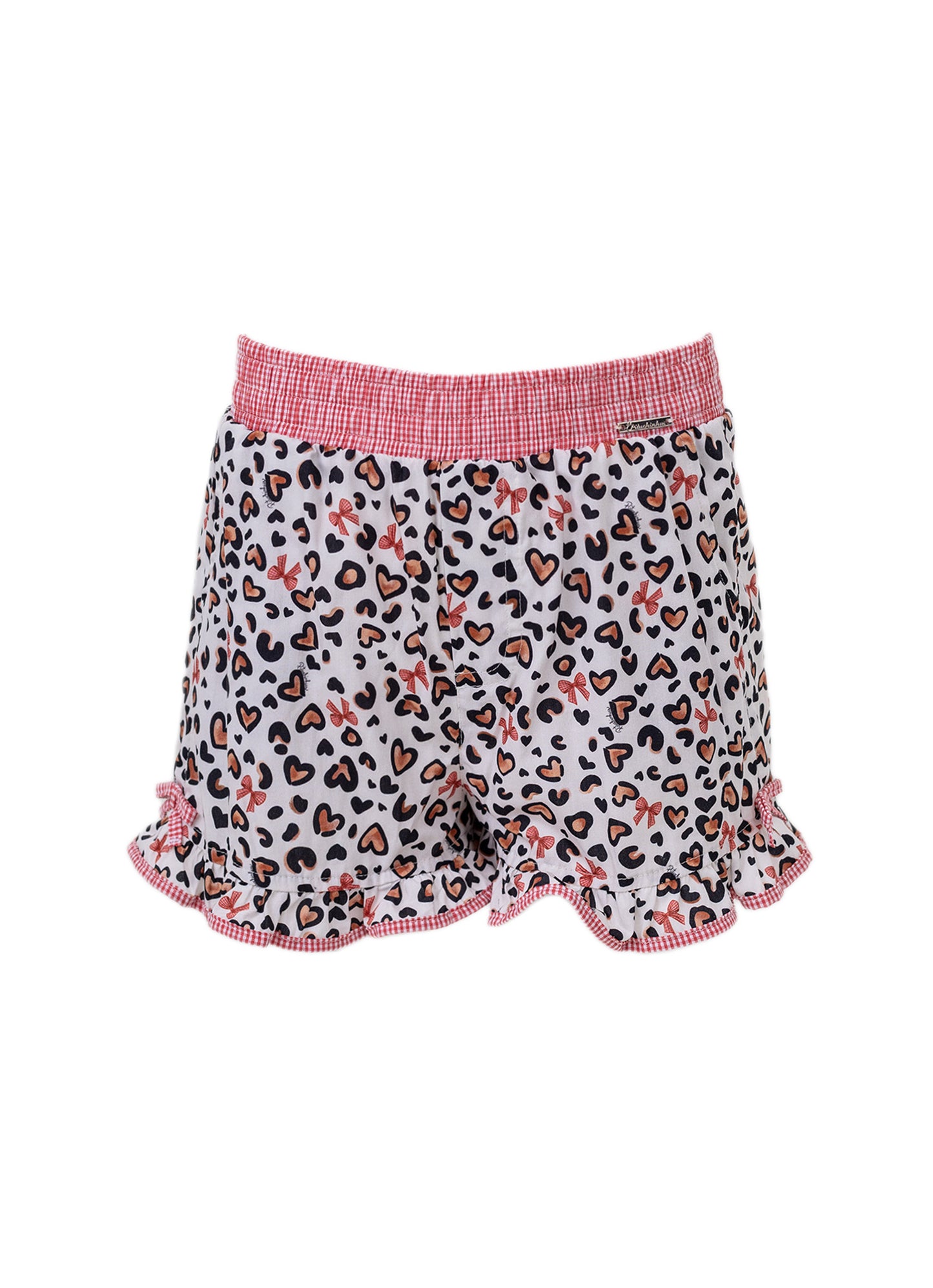 Short Algodão Animal Print Babadinho Resort