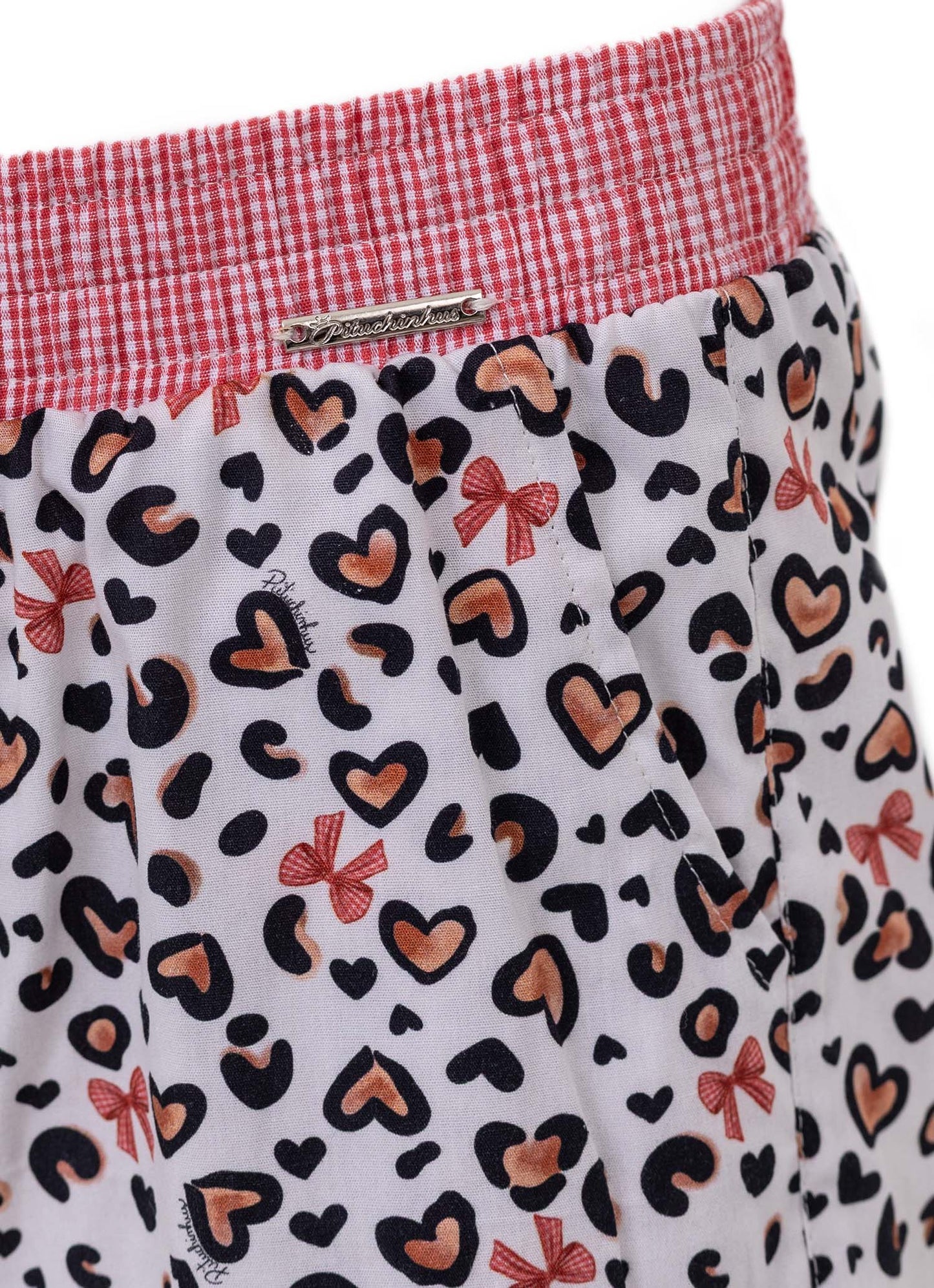 Short Algodão Animal Print Babadinho Resort