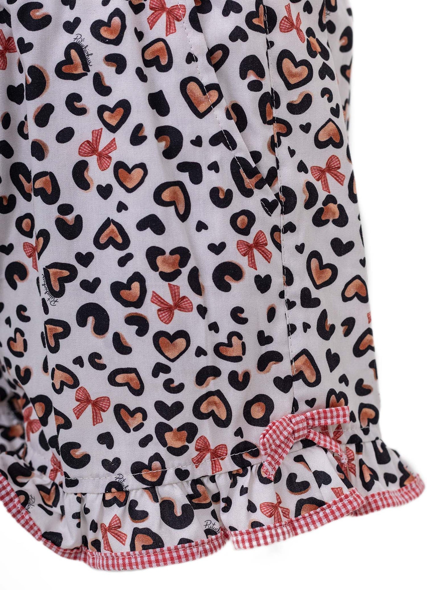 Short Algodão Animal Print Babadinho Resort