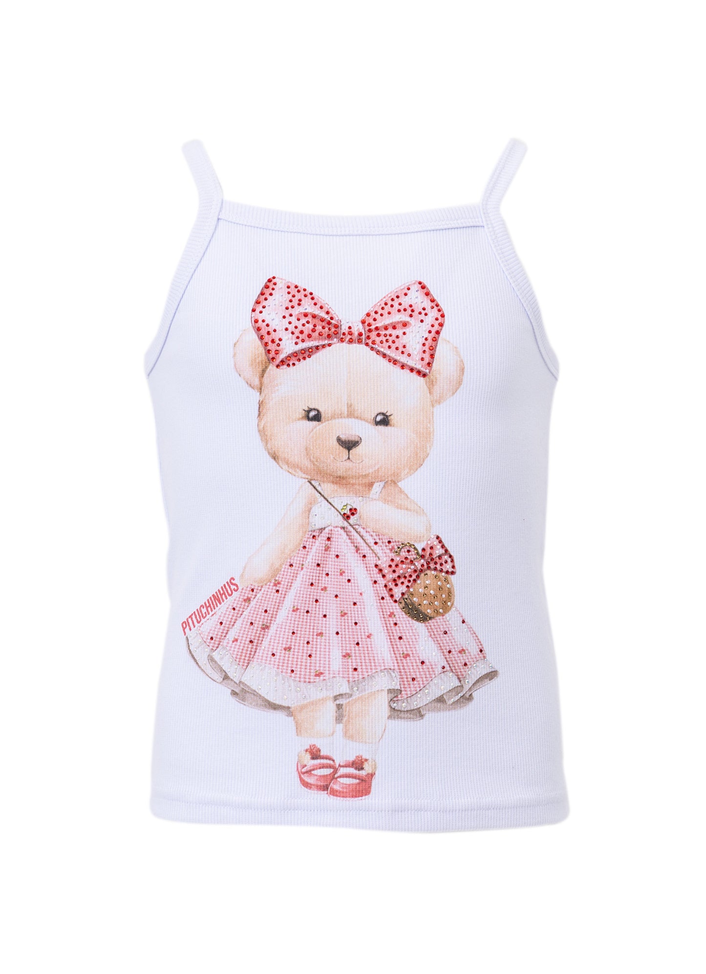 Blusa Alça Rib Ursa Resort