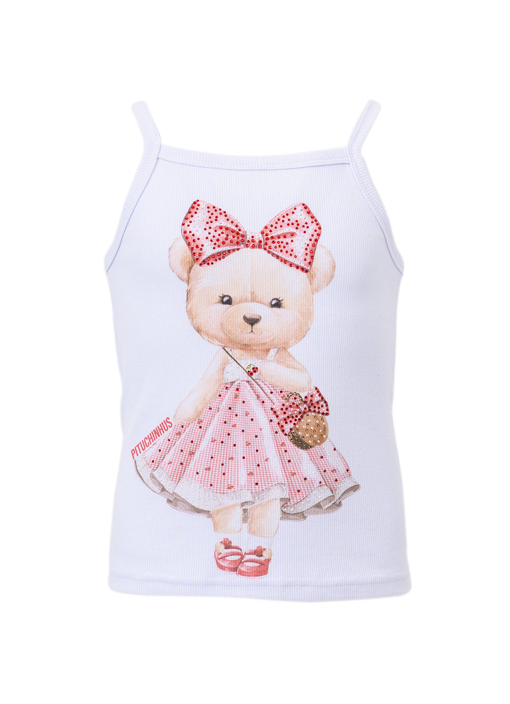 Blusa Alça Rib Ursa Resort