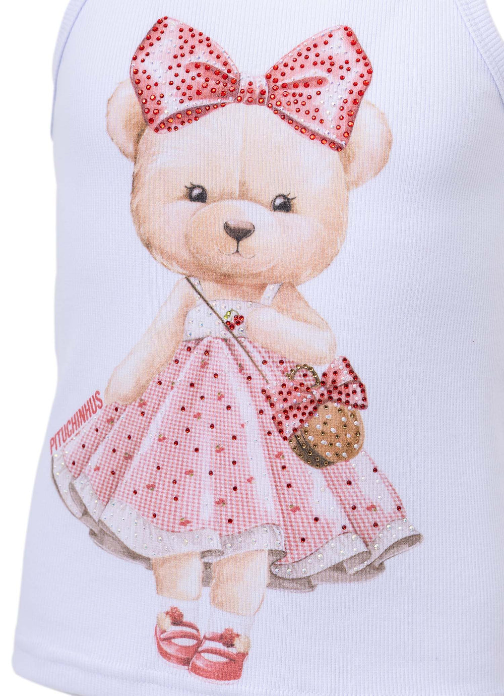 Blusa Alça Rib Ursa Resort