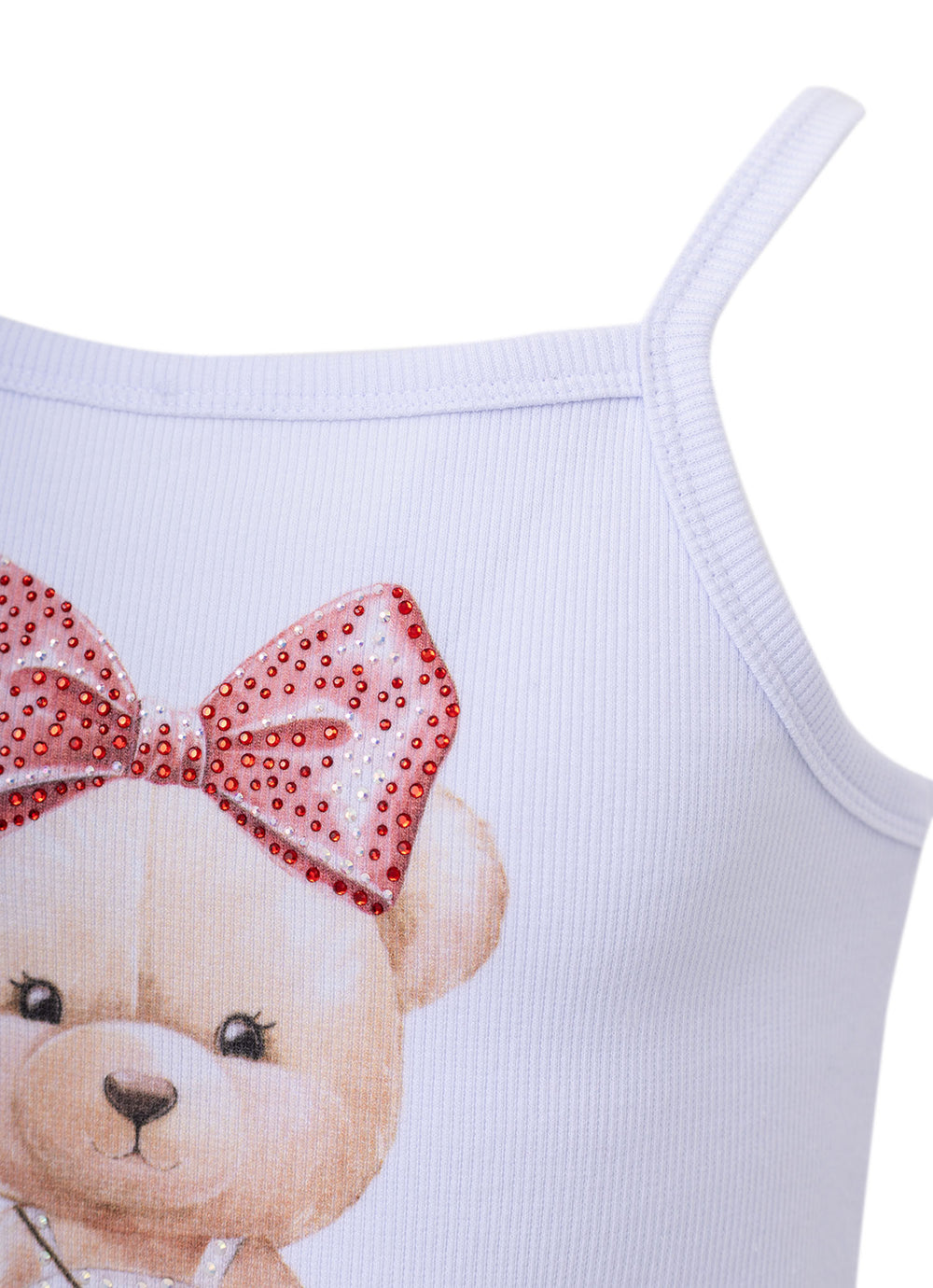 Blusa Alça Rib Ursa Resort