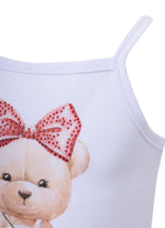 Blusa Alça Rib Ursa Resort