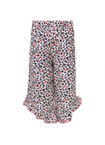 Calça Pantacourt Algodão Animal Print Resort