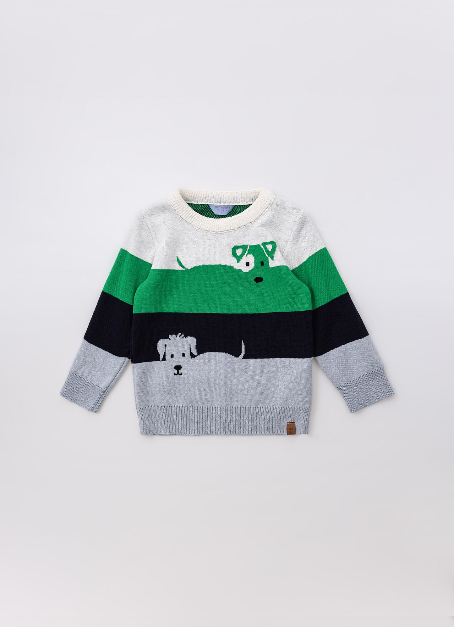 Blusa Tricot Listrada Cachorros
