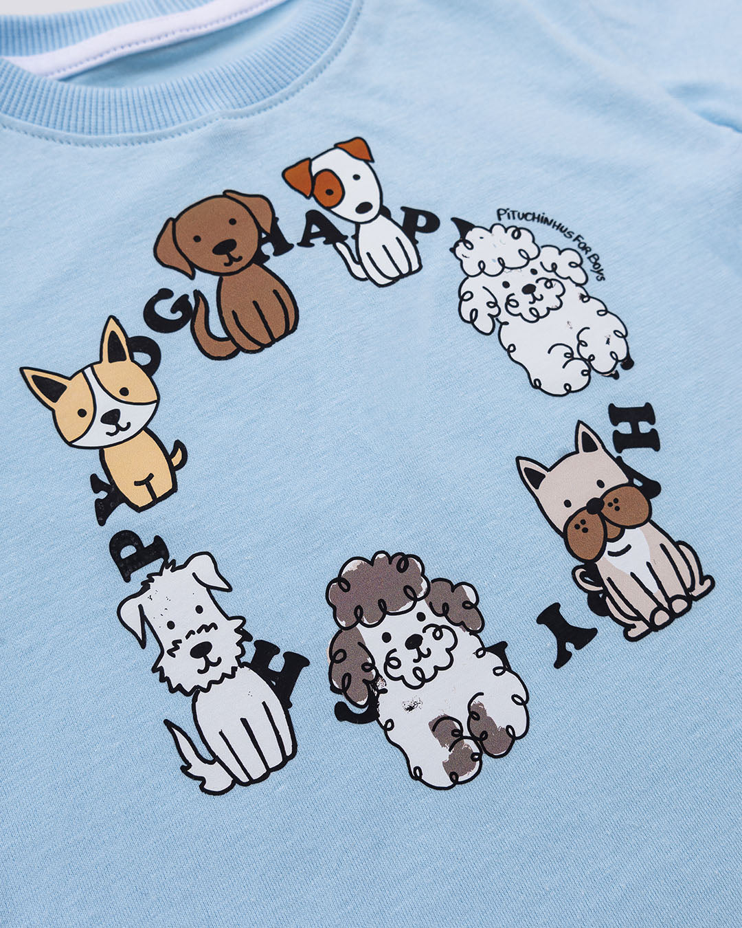 Camiseta Meia Malha Multi Cachorros
