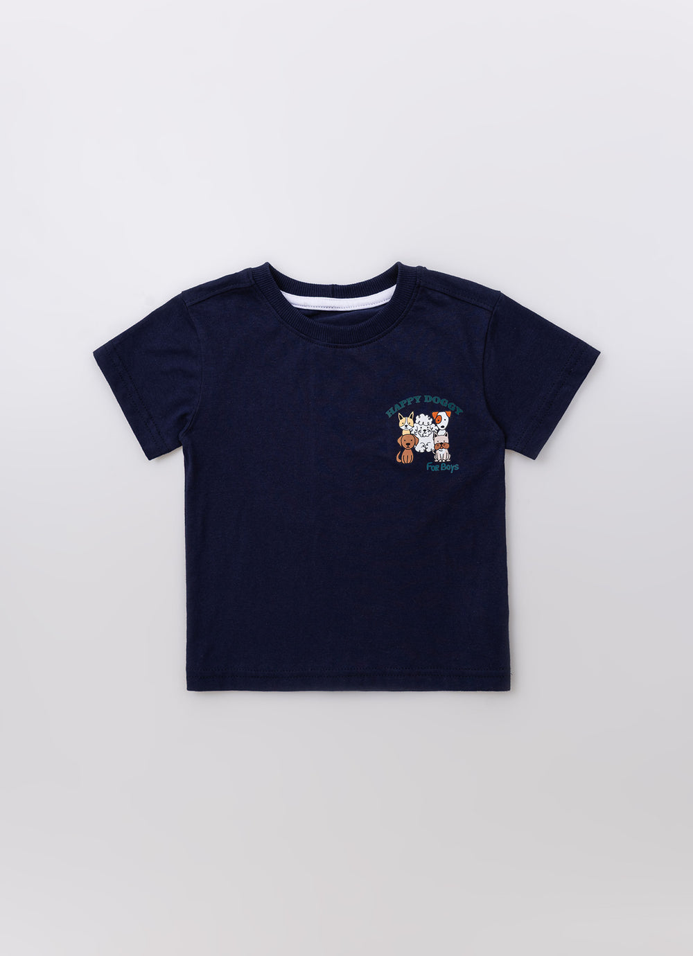 Camiseta Meia Malha Happy Doggy For Boys
